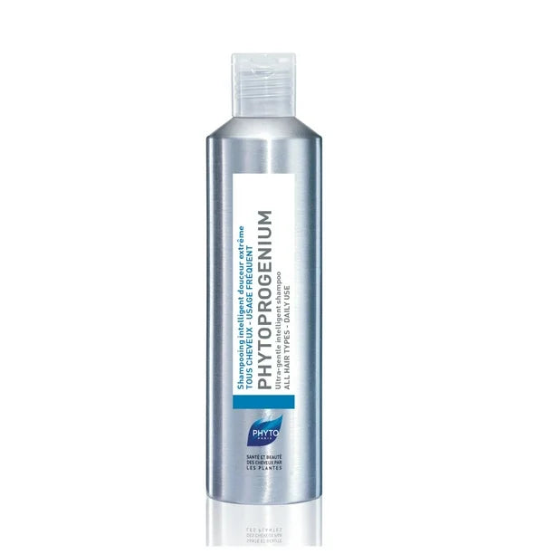 PHYTO PARIS Progenium Shampoo: Fórmula de uso frecuente que ayuda a proteger el microbioma del cuero cabelludo y realza el brillo natural.
