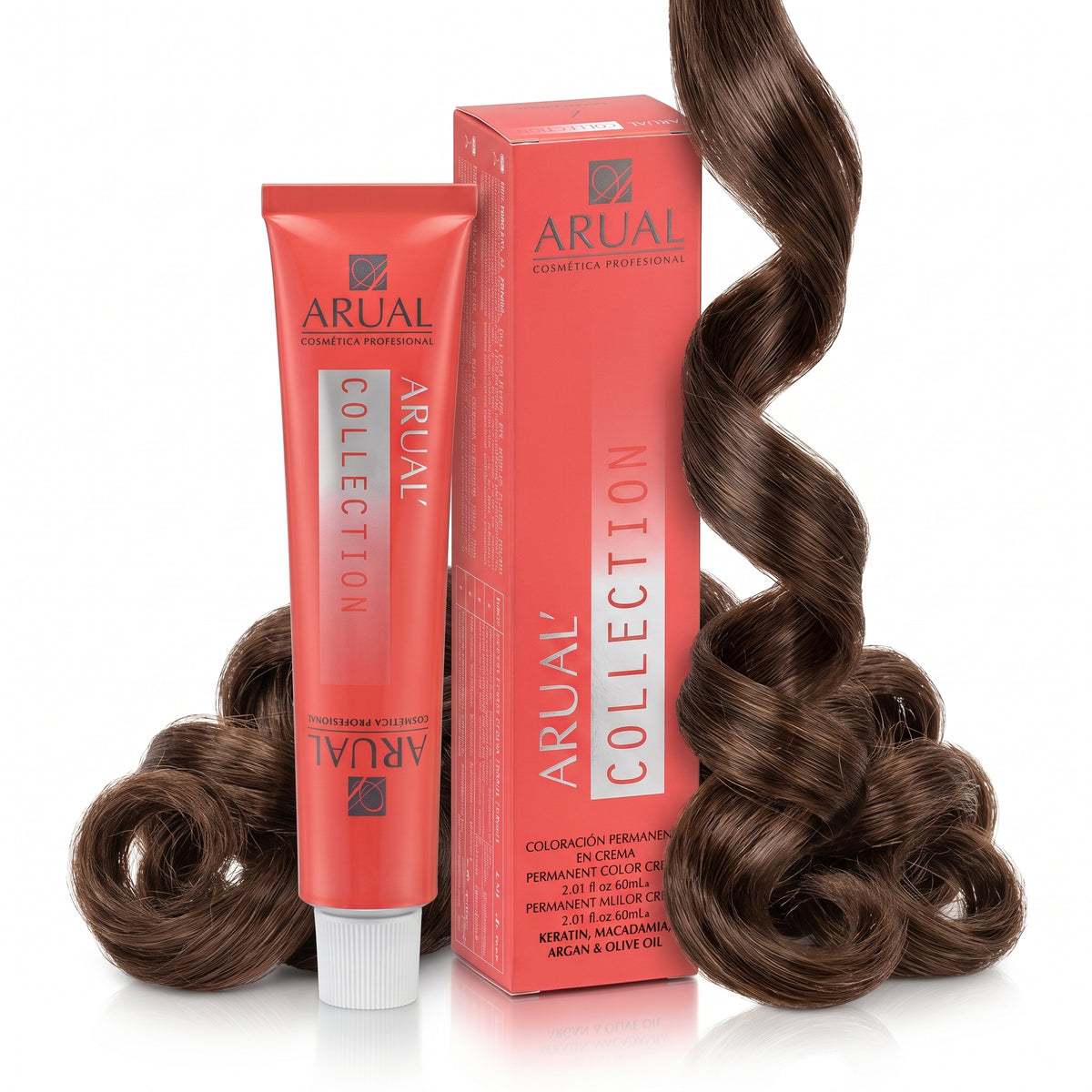 ARUAL Collection Tinte Profesional Permanente + Oxidante | Cobertura Total y Brillo Intenso