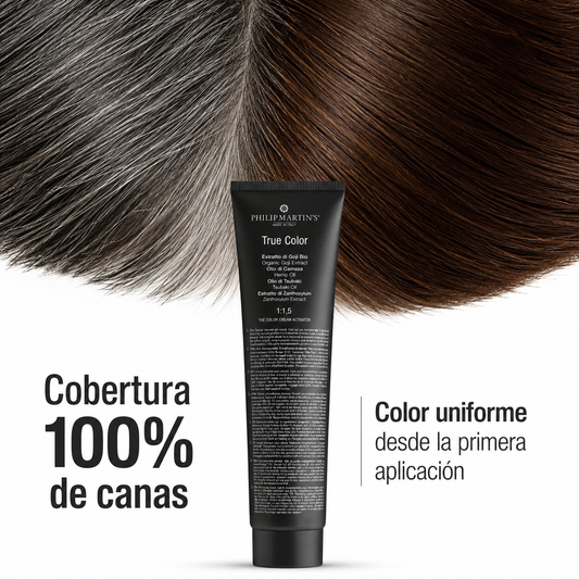 PHILIP MARTIN’S True Color Tinte Profesional Permanente 100% Cobertura Canas