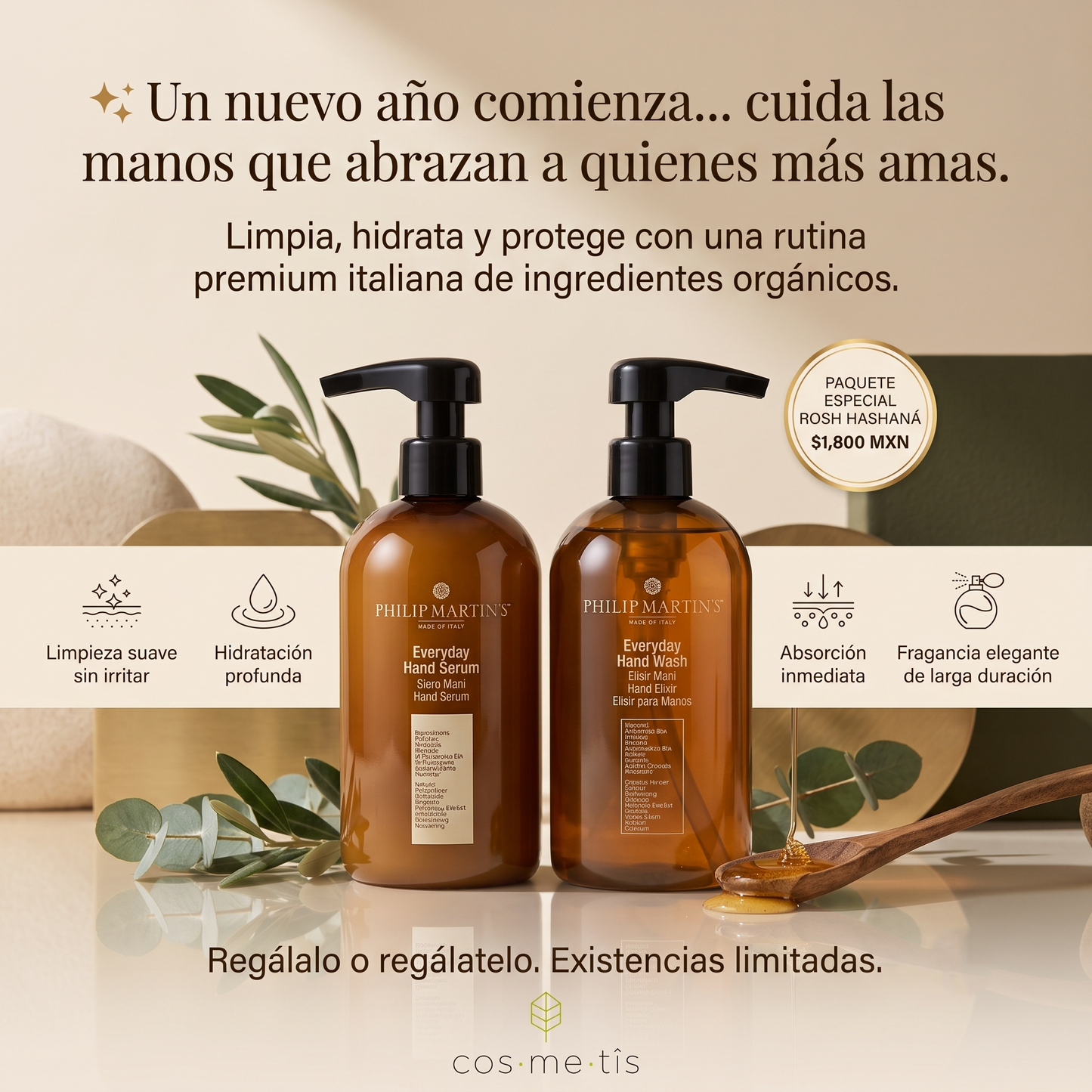 Ritual Premium para Manos Philip Martin's | Everyday Hand Wash + Hand Serum | Oferta Especial