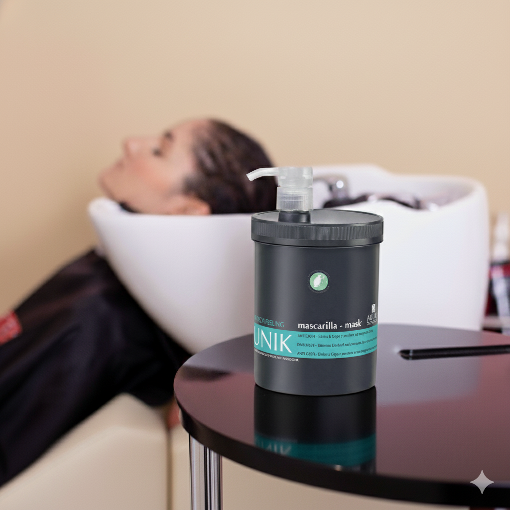 ARUAL UNIK Hi-Tech Peeling Mascarilla TAMAÑO PROFESIONAL: Renovación y detox para cuero cabelludo; sensación limpia duradera.