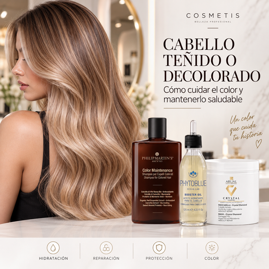 Cabello teñido o decolorado: cómo cuidar el color y mantenerlo saludable