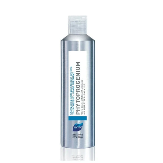 PHYTO PARIS Progenium Shampoo: Fórmula de uso frecuente que ayuda a proteger el microbioma del cuero cabelludo y realza el brillo natural.