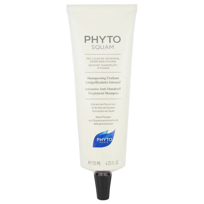PHYTO PARIS Squame Intense Shampoo: Shampoo purificante que ayuda a reducir la descamación visible y a mantener el cuero cabelludo equilibrado.