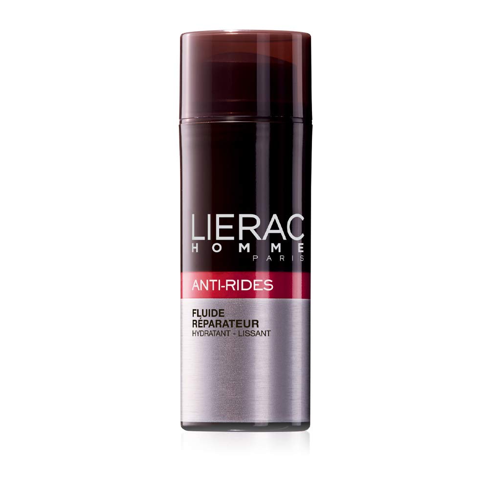 LIERAC Homme Anti-Rides: Fluido ligero que hidrata y ayuda a alisar arrugas, aportando elasticidad y una piel con mejor aspecto. Crema facial