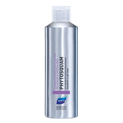 PHYTO PARIS Phytosquame Shampoo Anticaspa para Cabello Graso y Cuero Cabelludo Graso, Purificante y Equilibrante