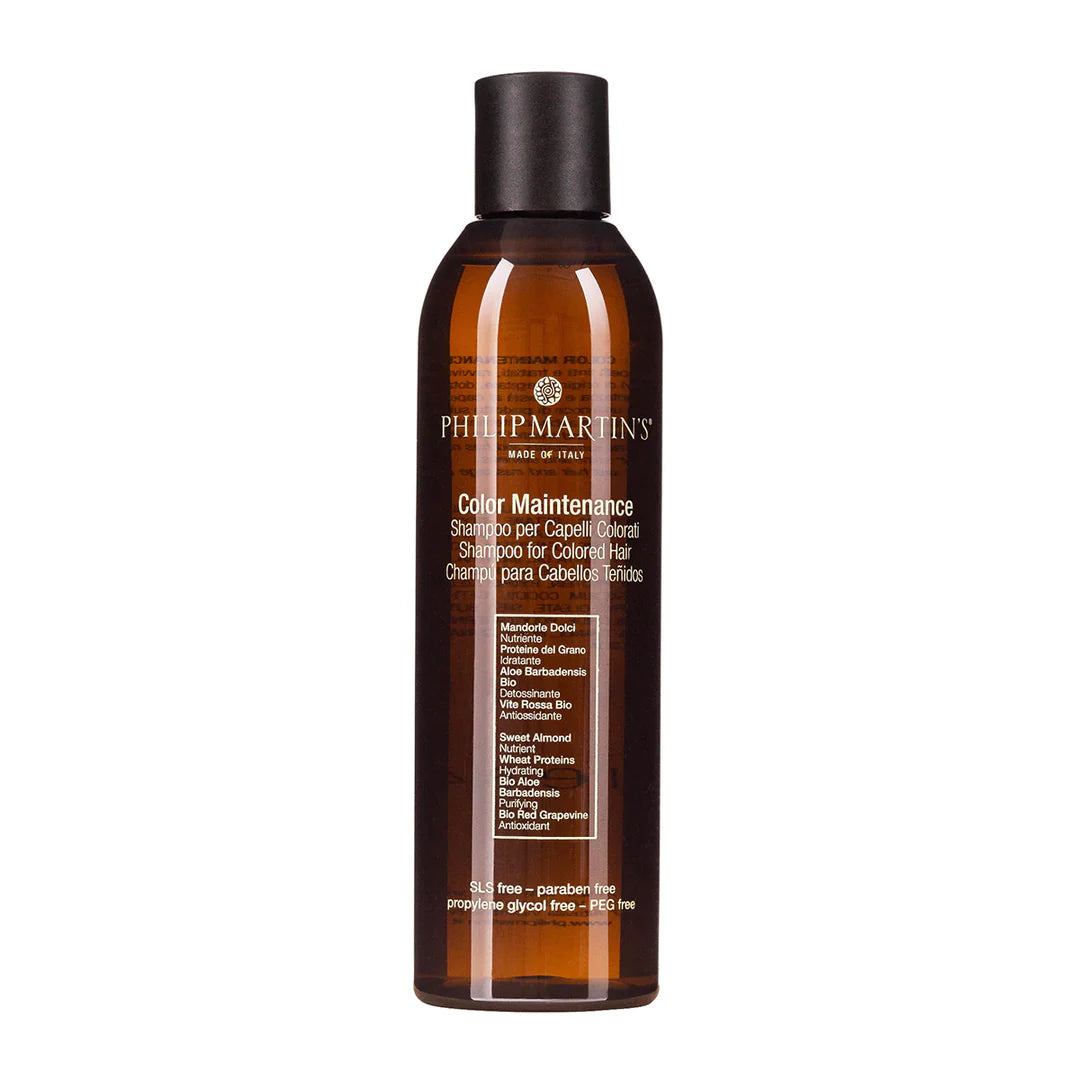PHILIP MARTIN’S Color Maintenance Shampoo: Protege y prolonga la intensidad del color.