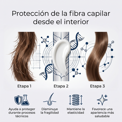 ARUAL Plex Reparador de Fibra Capilar Profesional | Protección Durante Coloración y Decoloración