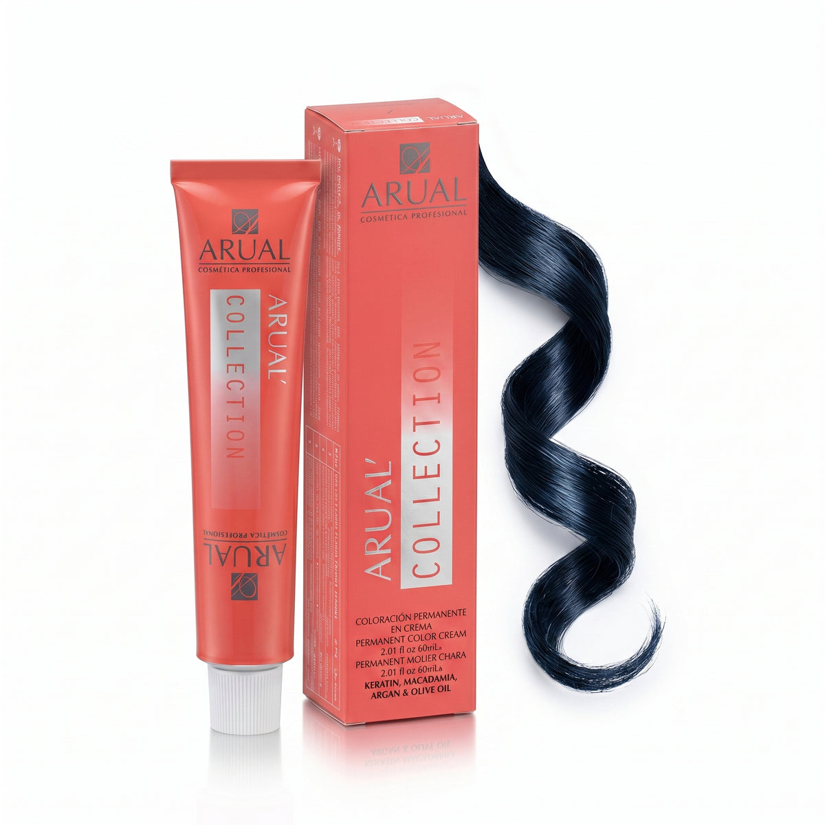 ARUAL Collection Tinte Profesional Permanente + Oxidante | Cobertura Total y Brillo Intenso