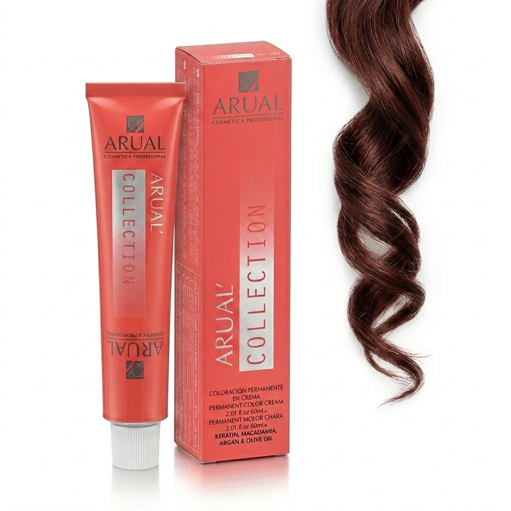 ARUAL Collection Tinte Profesional Permanente + Oxidante | Cobertura Total y Brillo Intenso