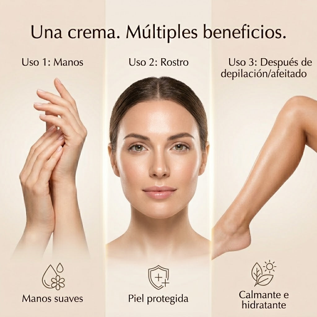 ARUAL Crema Manos Clásica: Hidratación Reparadora para Manos Secas y Agrietadas Sin Sensación Grasosa