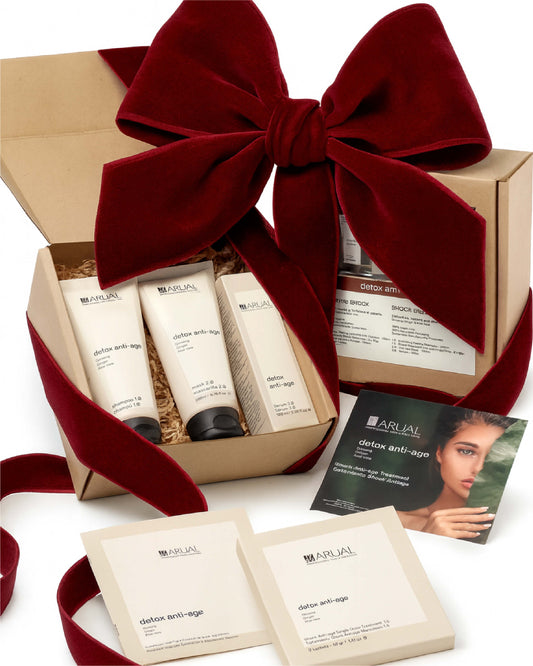 ARUAL Pack Detox (Shampoo, Mascarilla, Sérum y Tratamiento de choque) – Ritual Detox para Cuero Cabelludo y Cabello Dañado