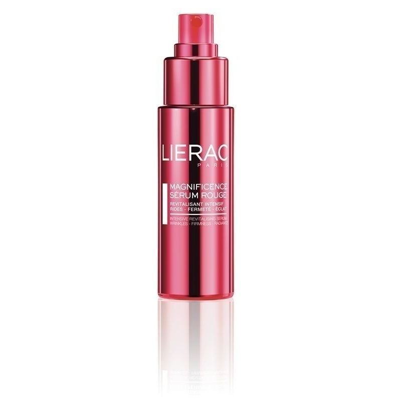LIERAC Magnificence Red Serum: Sérum antiedad de alta eficacia que mejora luminosidad y textura, ayudando a suavizar líneas y signos de fatiga.