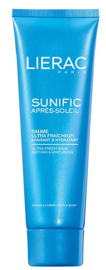 LIERAC Sunific Aftersun Bálsamo: Gel-crema fresco que alivia de inmediato, hidrata intensamente y deja sensación de confort tras la exposición.