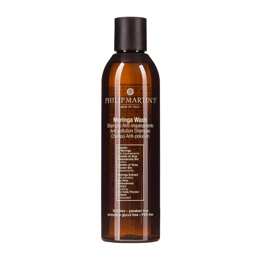 PHILIP MARTIN’S Moringa Wash Shampoo TAMAÑO PROFESIONAL: Purificación suave y revitalización profesional.