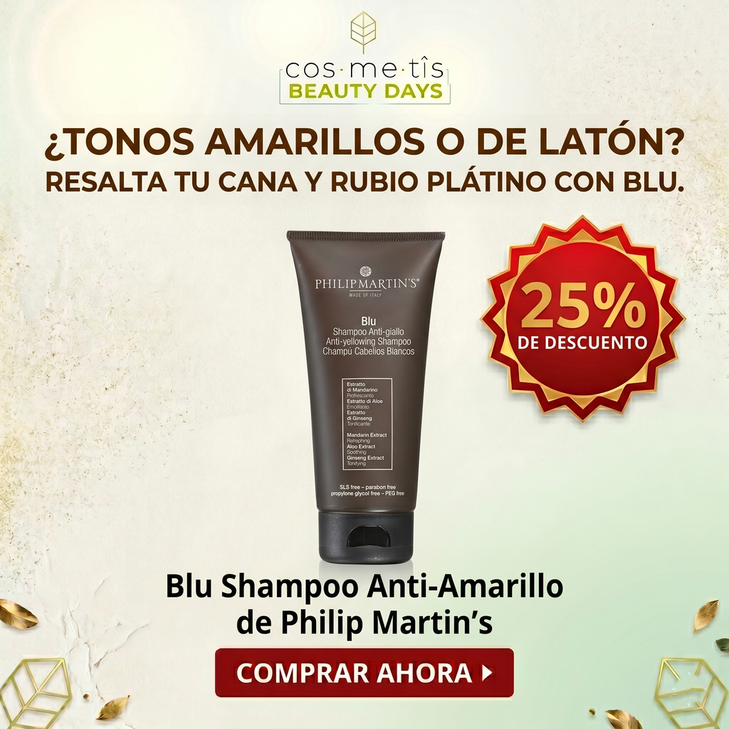 PHILIP MARTIN’S Blu Shampoo Matizador Anti Amarillo para Rubios y Canas 200 ml