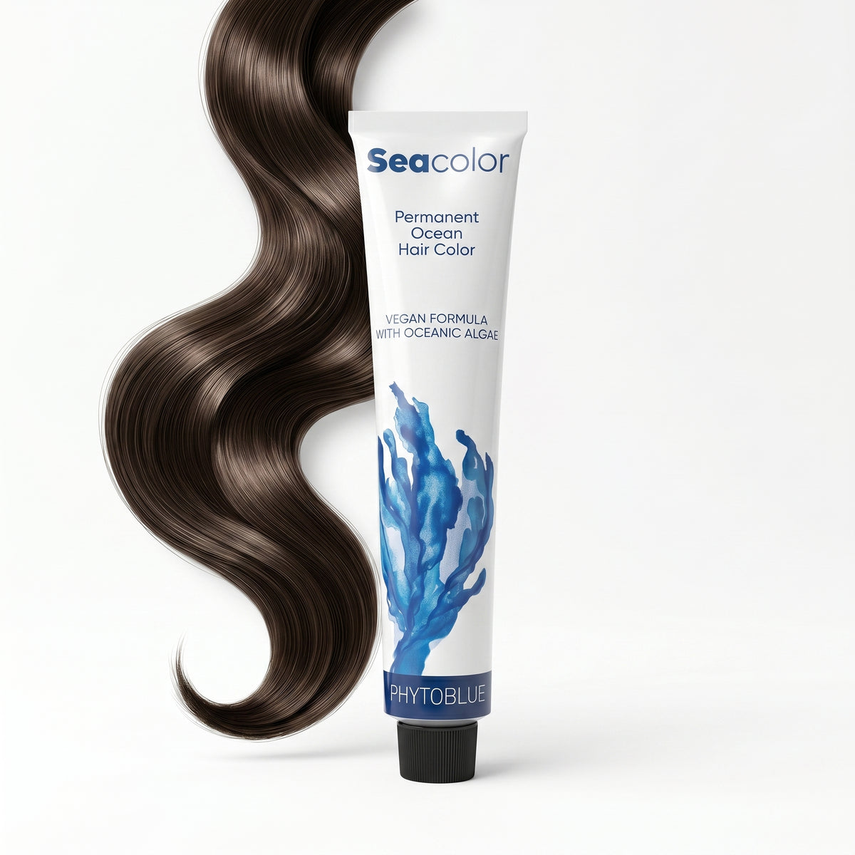 PHYTOBLUE Sea Color Tinte Permanente Profesional Para Cabello Vegano Sin PPD