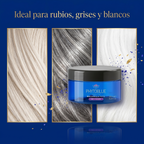PHYTOBLUE Anti Yellow Hair Mask | Mascarilla Matizadora Violeta Para Cabello Rubio, Blanco y con Canas | Neutralizador de Tonos Amarillos con Hidratación y Suavidad Profesional