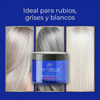 PHYTOBLUE Mascarilla Anti Amarillo Tamaño Profesional | Anti Yellow Hair Mask para Cabello Rubio, Decolorado y Platinado | Matizador Violeta con Hidratación y Nutrición Intensiva