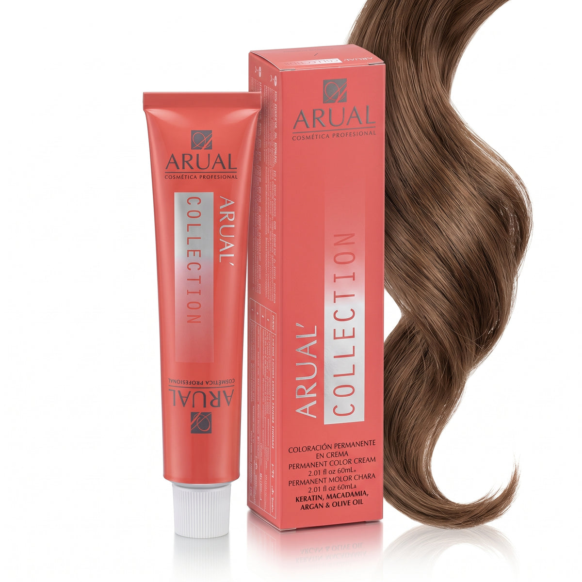 ARUAL Collection Tinte Profesional Permanente + Oxidante | Cobertura Total y Brillo Intenso