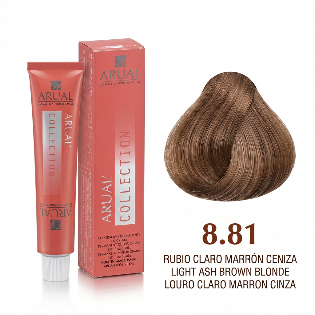ARUAL Collection Tinte Profesional Permanente + Oxidante | Cobertura Total y Brillo Intenso