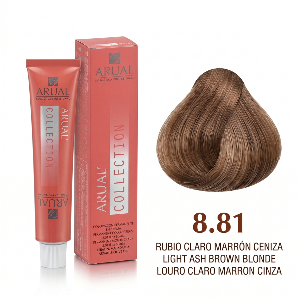 ARUAL Collection Tinte Profesional Permanente + Oxidante | Cobertura Total y Brillo Intenso