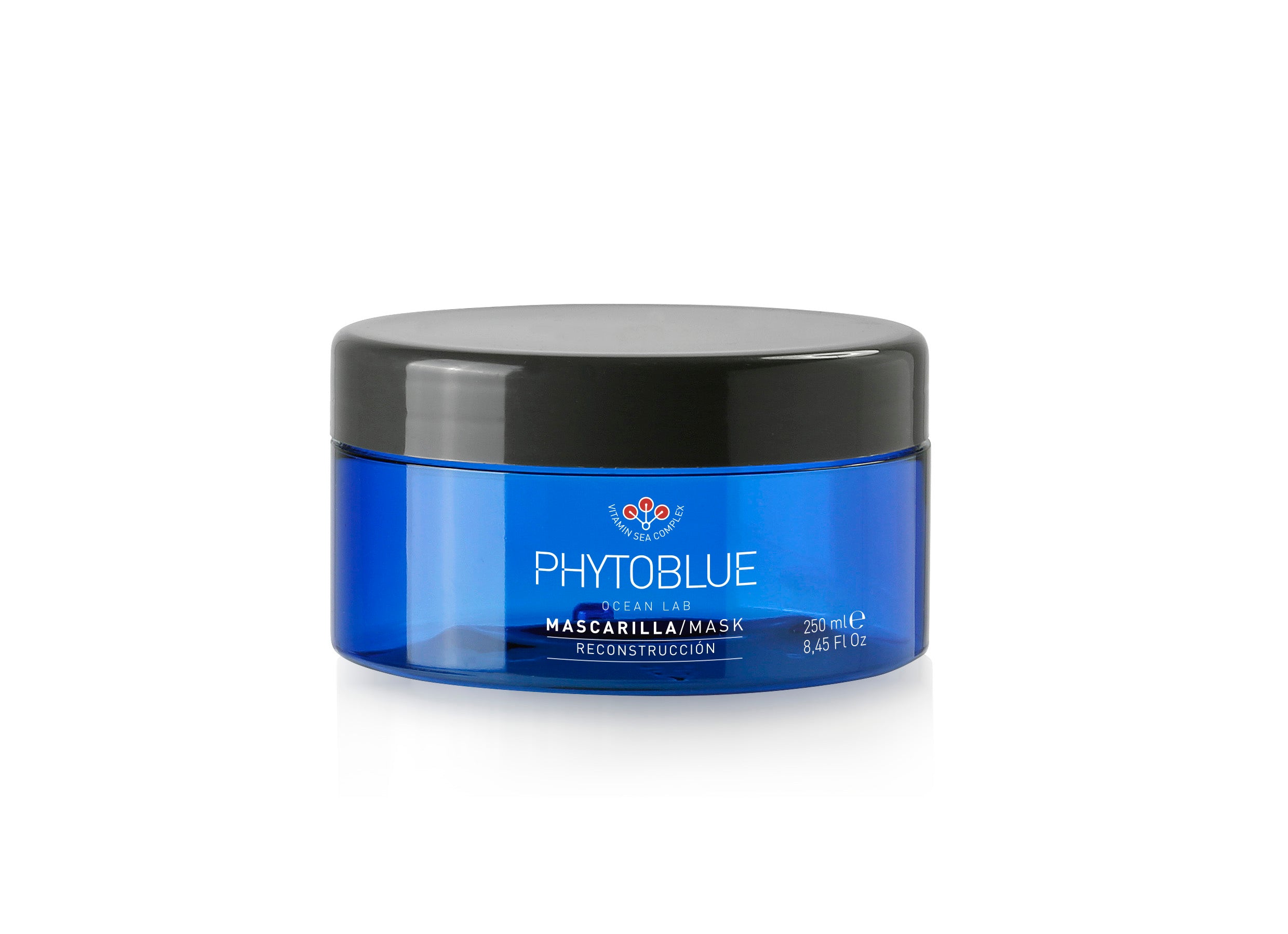 PHYTOBLUE Mask Reconstrucción: Mascarilla acondicionadora que hidrata en profundidad y repara fibras debilitadas para un tacto suave.