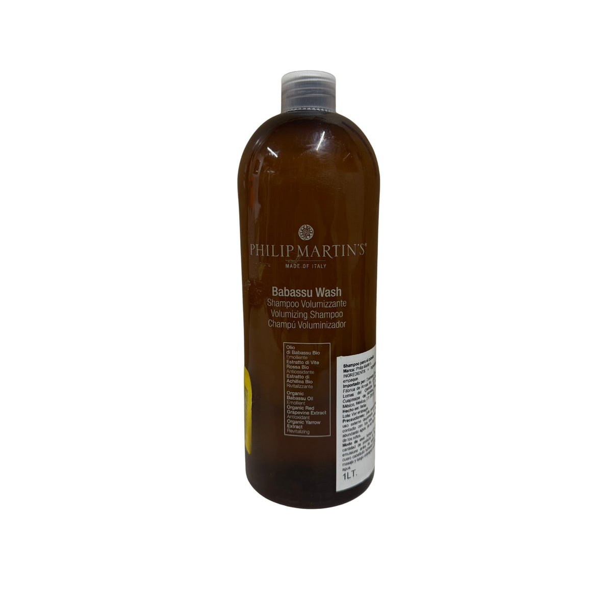 PHILIP MARTIN’S Babassu Wash Shampoo TAMAÑO PROFESIONAL: Nutrición y control de frizz en lavado profesional.