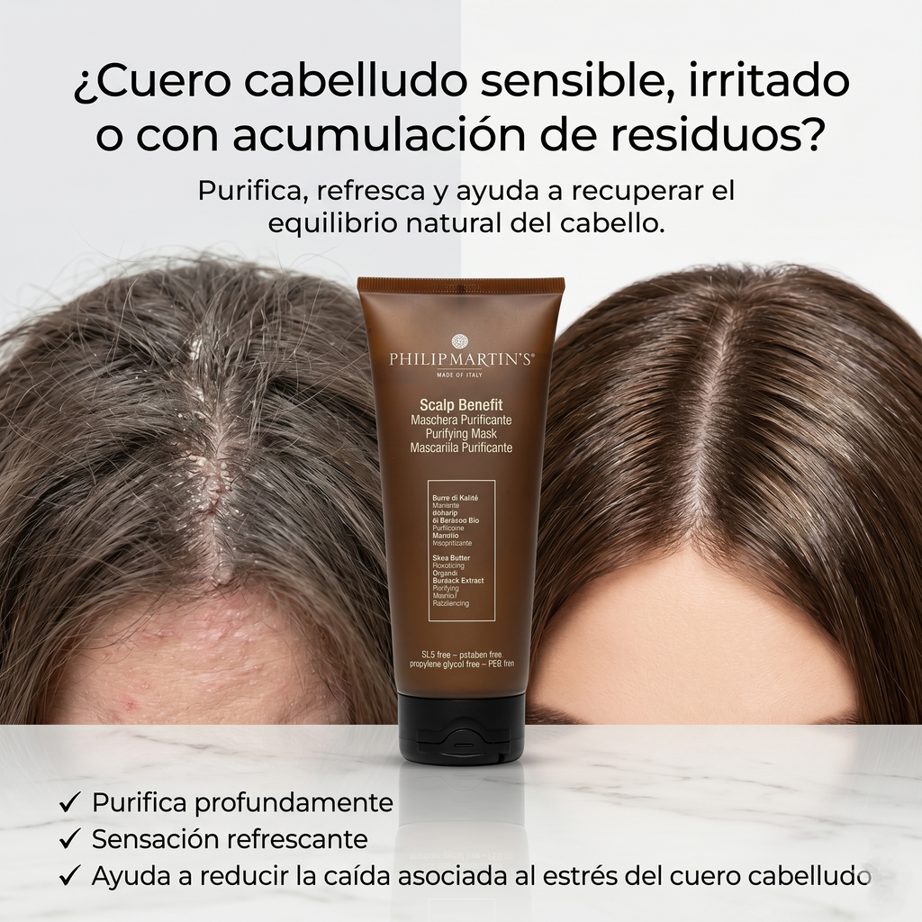 Mascarilla Capilar Purificante Philip Martin's Scalp Benefit para Cuero Cabelludo Sensible