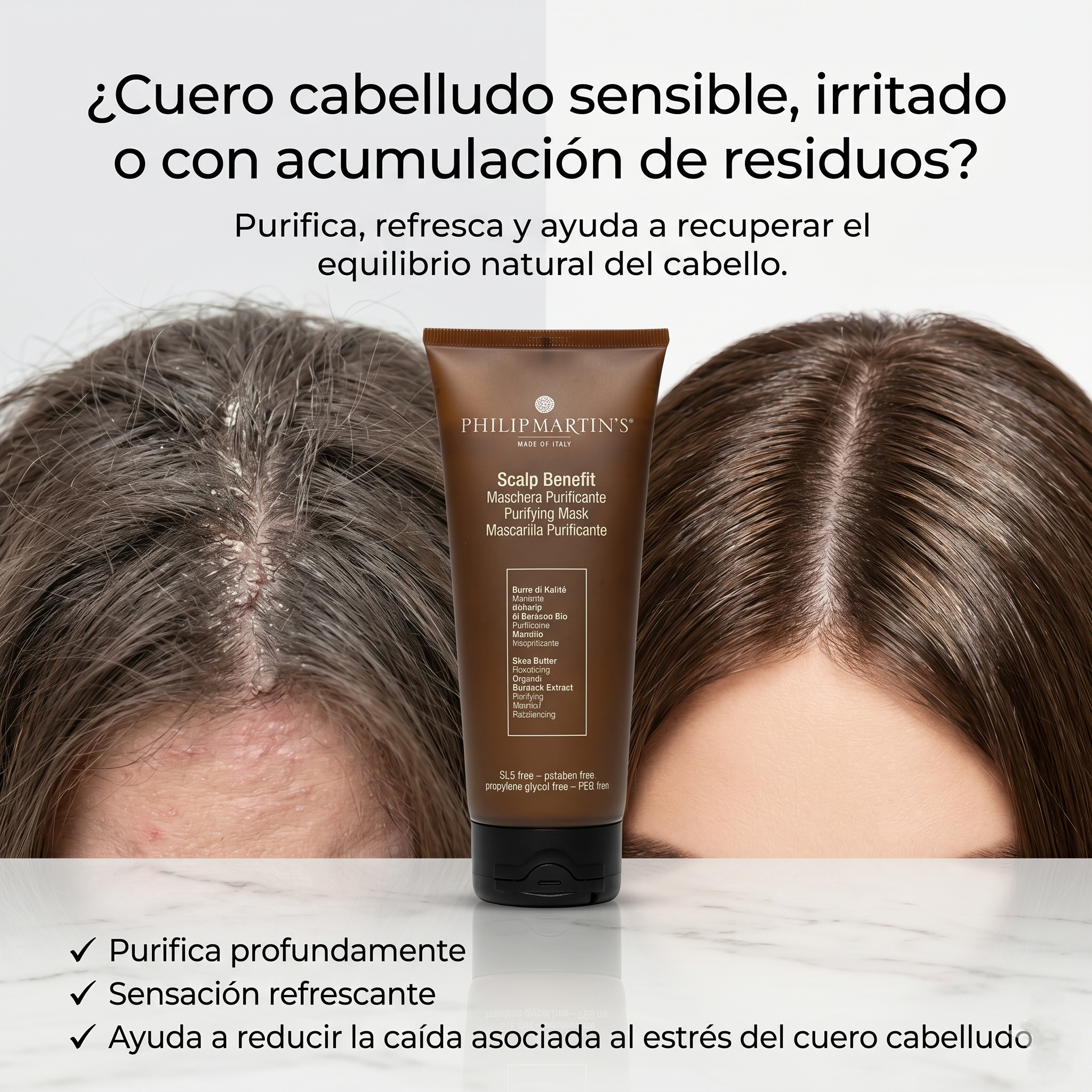 Mascarilla Capilar Purificante Philip Martin's Scalp Benefit para Cuero Cabelludo Sensible