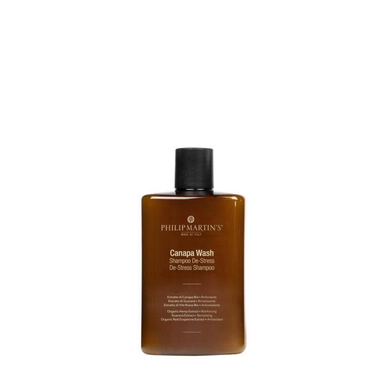 PHILIP MARTIN’S Canapa Wash Shampoo: Equilibrio y confort para cuero cabelludo con tendencia seca.