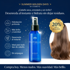 PHYTOBLUE Bi-Phase Acondicionador Bifásico Profesional Sin Enjuague Para Cabello Dañado y Seco Desenredante Instantáneo Hidratación Profunda Reparación Capilar y Control Antifrizz. Tratamiento Capilar.