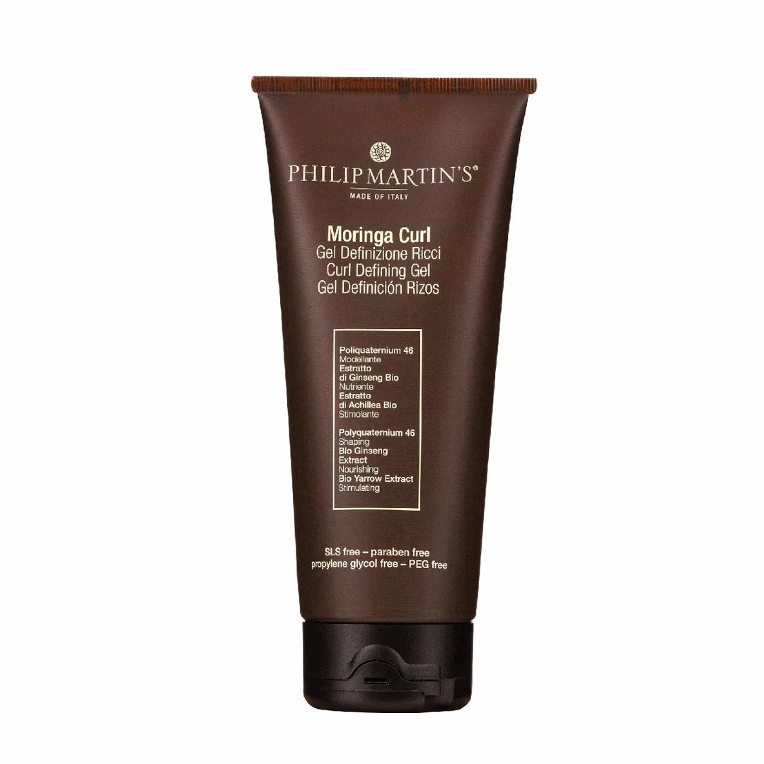 PHILIP MARTIN’S Moringa Curl Gel para Rizos: Definición e hidratación para rizos elásticos.