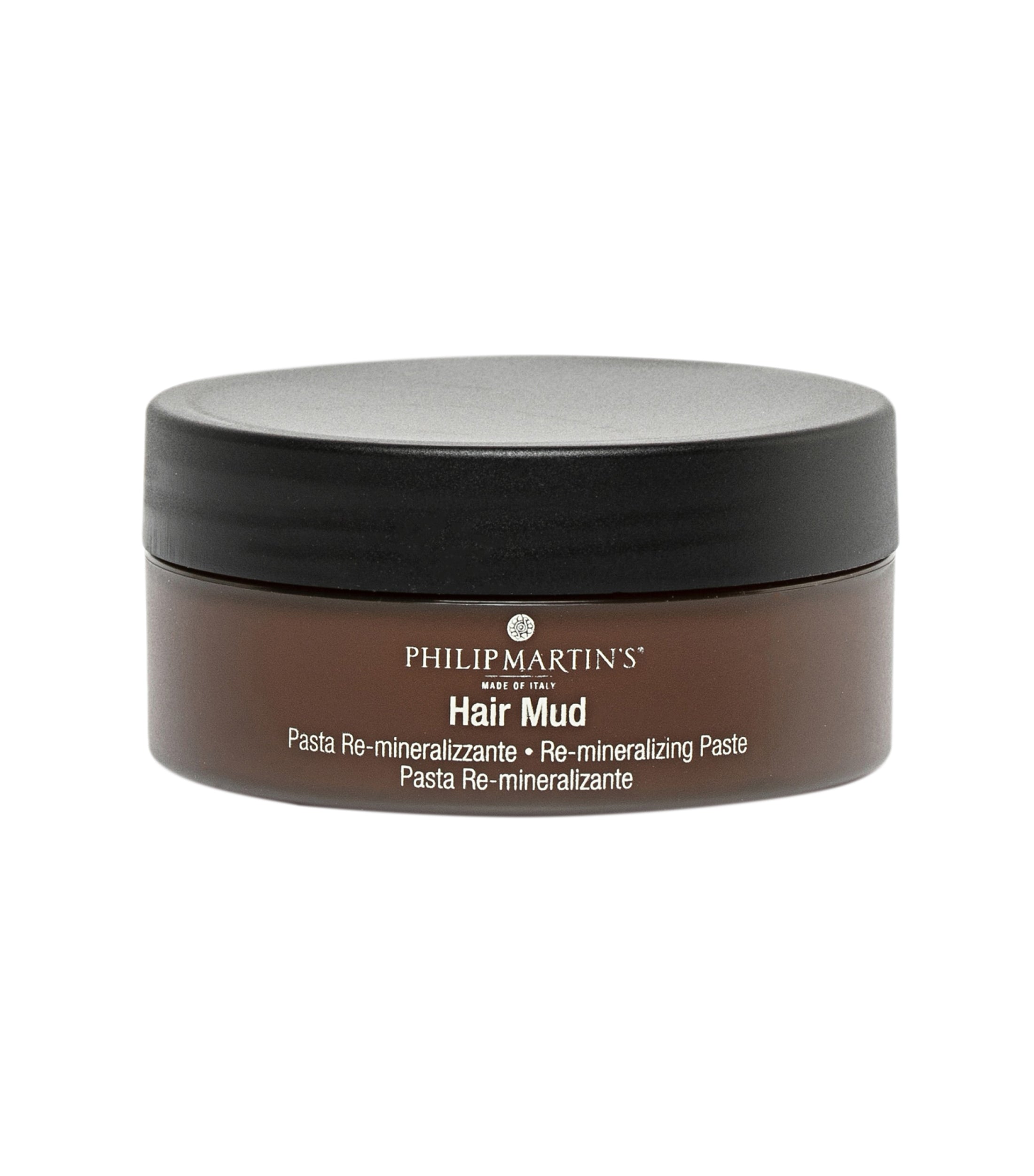 PHILIP MARTIN’S Hair Mud: Pasta modeladora mate con control flexible.