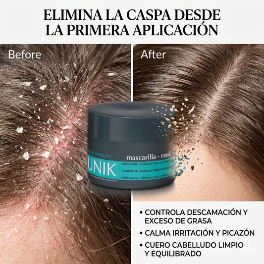 ARUAL UNIK Hi-Tech Mascarilla Peeling Anticaspa Detox Capilar