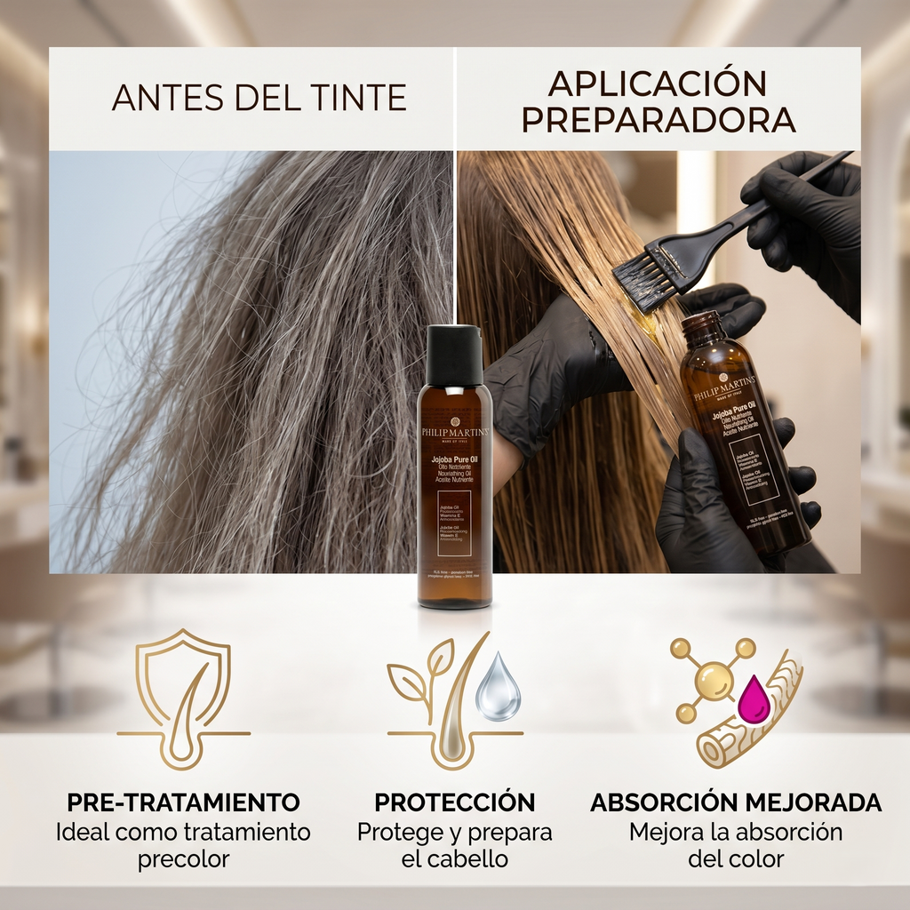 Philip Martin’s Jojoba Pure Oil 100ml | Hidratación Premium para Cabello, Barba y Piel Tratamiento Capilar