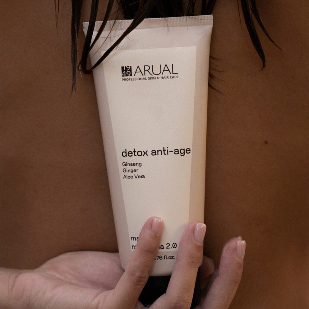 ARUAL Detox Mascarilla: Repara y fortalece tras la limpieza intensiva.