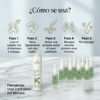 ARUAL Total Repair Kit con Keratina | Shampoo Reparador 250 ml + 8 Ampolletas Fortalecedoras | Tratamiento Capilar para Cabello Dañado, Débil y Quebradizo