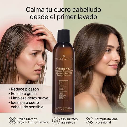Philip Martin’s Calming Wash Shampoo Calmante Detox para Cuero Cabelludo Sensible 250 ml