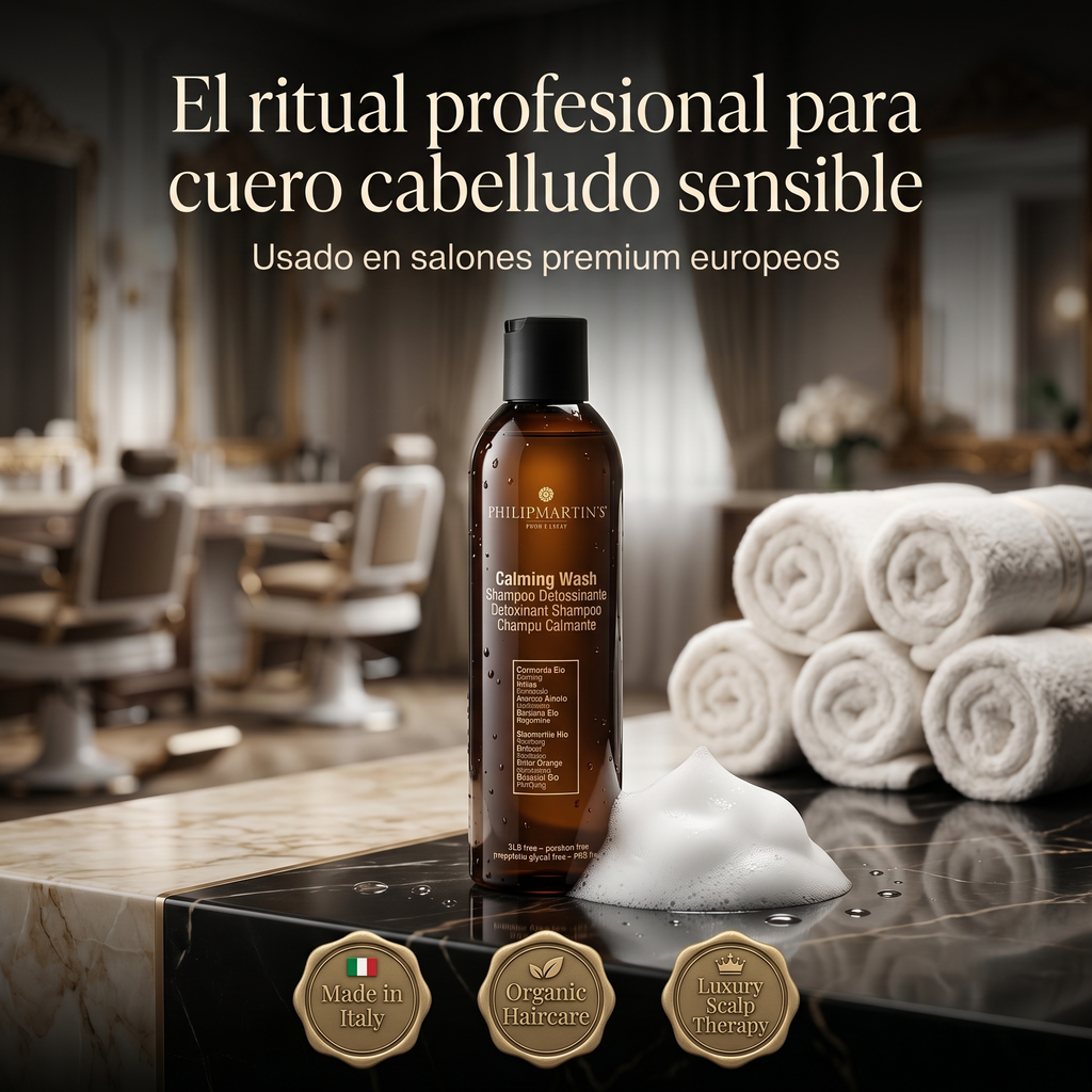 Philip Martin’s Calming Wash Shampoo Calmante Detox para Cuero Cabelludo Sensible 250 ml