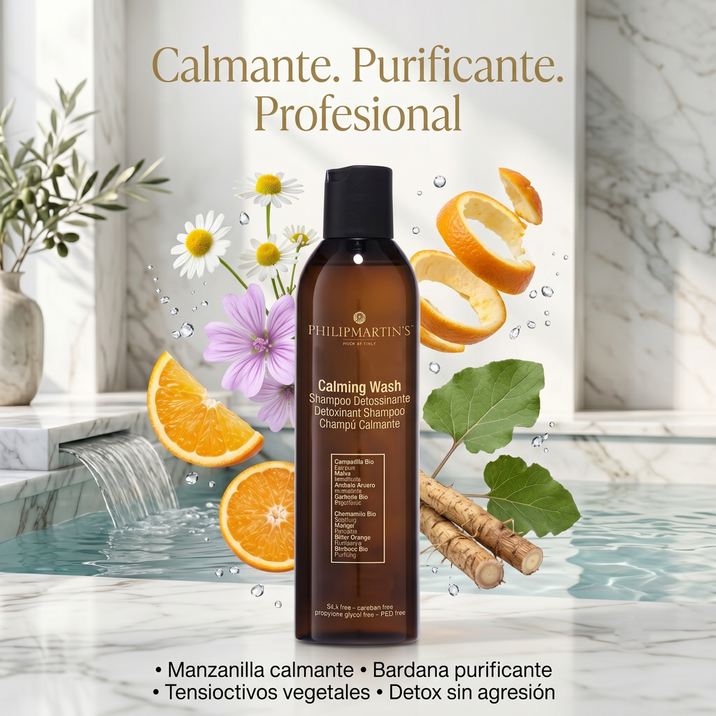 Philip Martin’s Calming Wash Shampoo Calmante Detox para Cuero Cabelludo Sensible 250 ml
