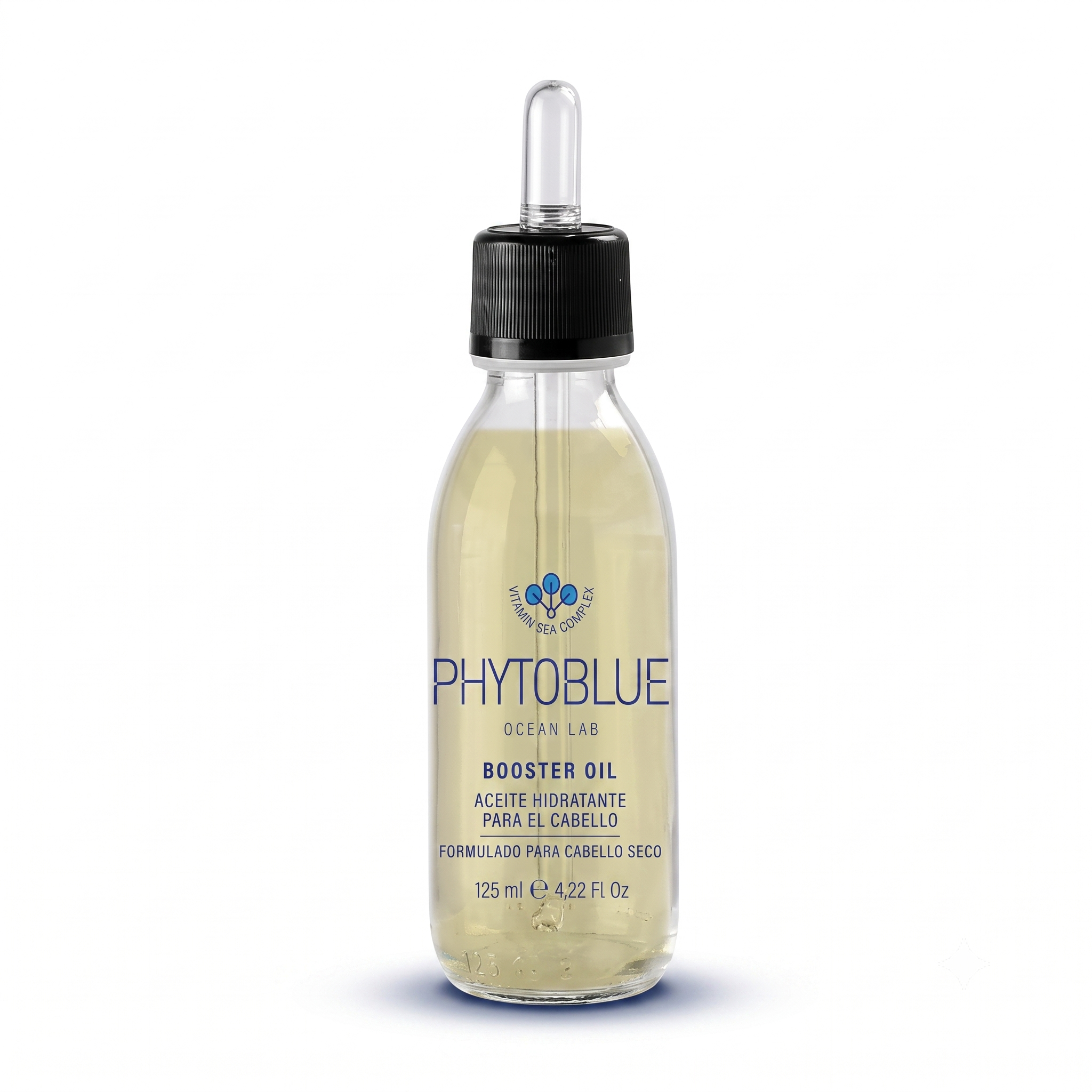 PHYTOBLUE Booster Oil Aceite para Cabello 125 ml | Nutrición Profunda, Reparación, Anti Frizz y Brillo para Cabello Seco y Dañado
