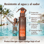 ARUAL Protector Solar SPF 50+ Spray Dermatológico Resistente al Agua Protección UVA UVB Para Piel Sensible Acabado Invisible 200 Ml