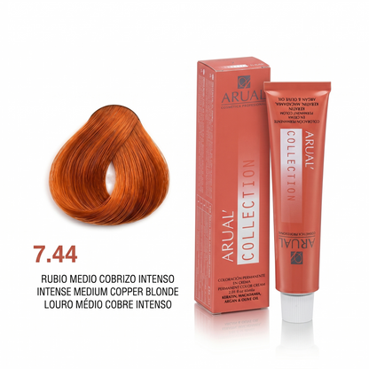 ARUAL Collection Tinte Profesional Permanente + Oxidante | Cobertura Total y Brillo Intenso
