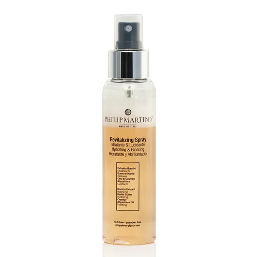 PHILIP MARTIN’S Revitalizing Spray: Spray energizante que aporta brillo y ligereza.