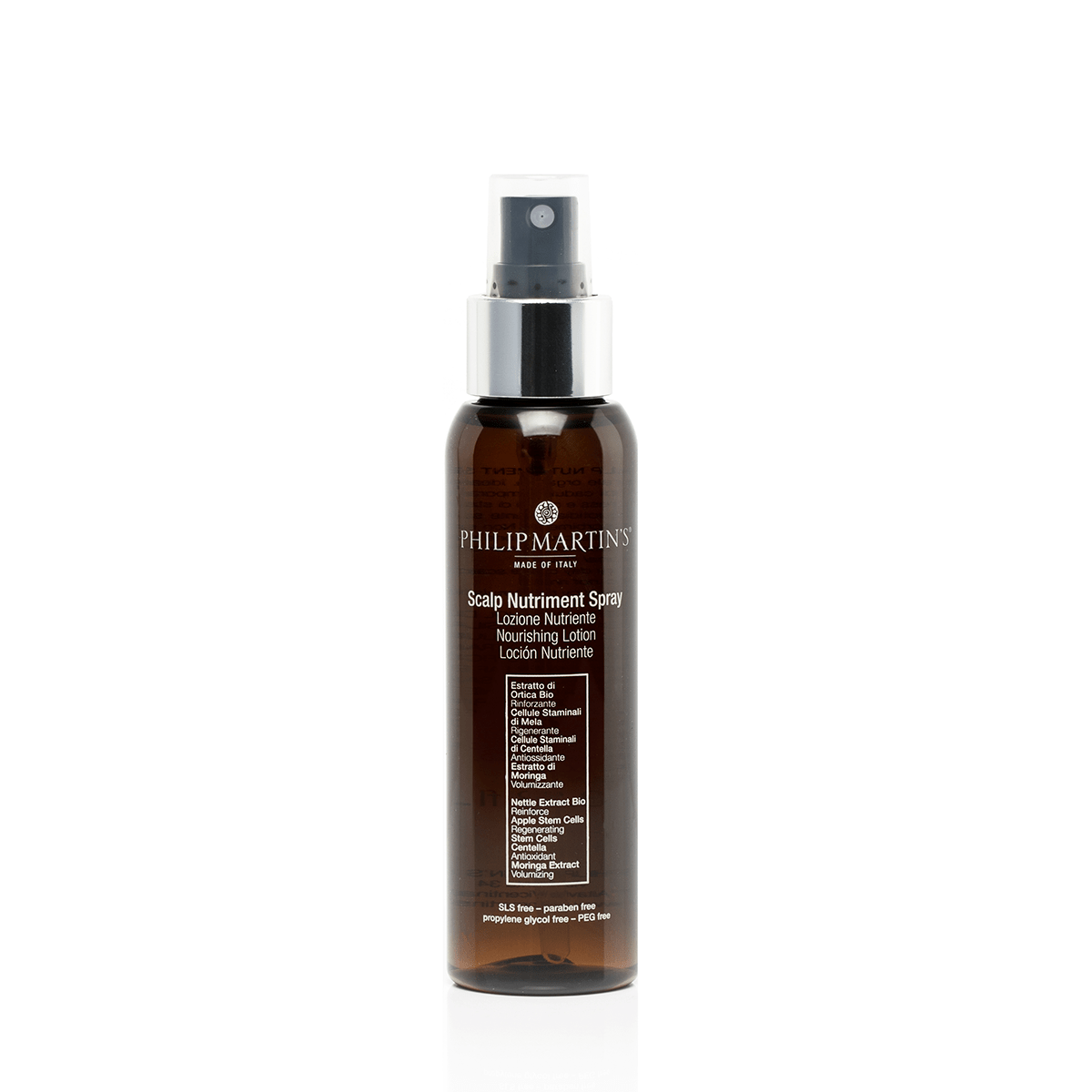 PHILIP MARTIN’S Scalp Nutriment Spray Loción: Loción nutritiva que fortalece y estimula el cuero cabelludo.
