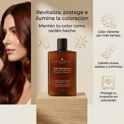 PHILIP MARTIN'S Color Maintenance Shampoo | Shampoo para Cabello Teñido, Shampoo Profesional Protector del Color, Hidratante para Cabello Tratado Químicamente