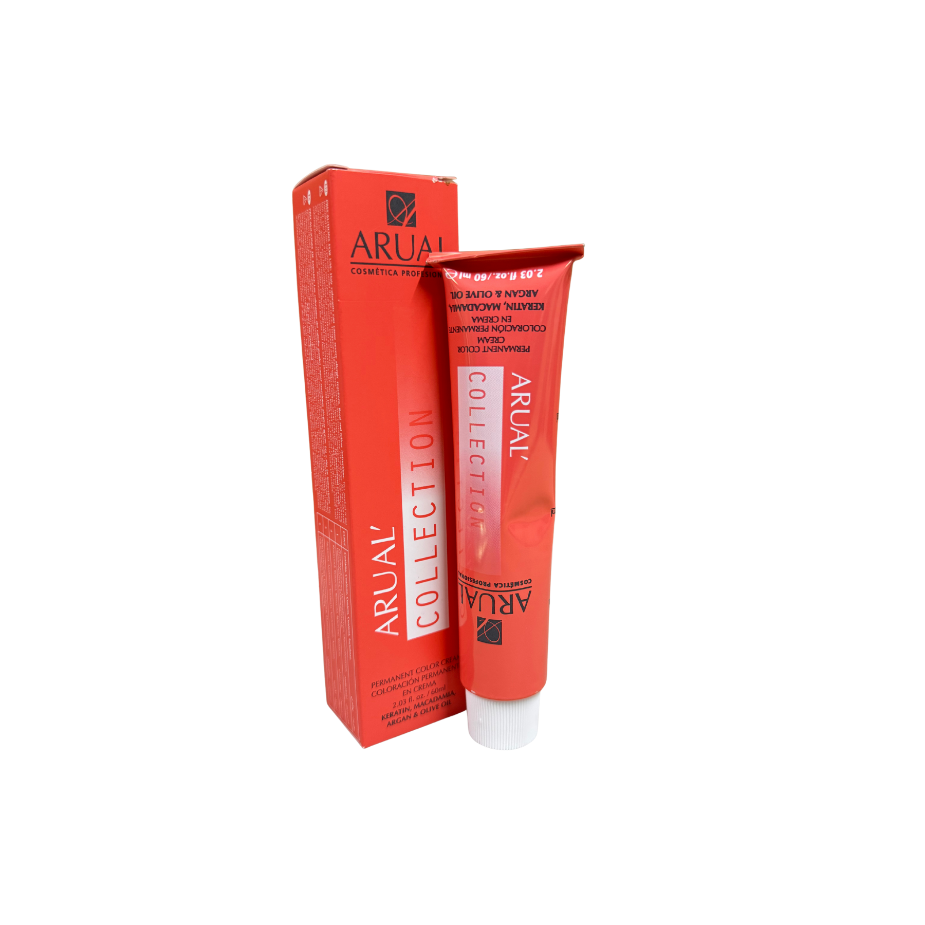 ARUAL Tubo Coloración Permanente: Cobertura uniforme y tonos luminosos de larga duración.